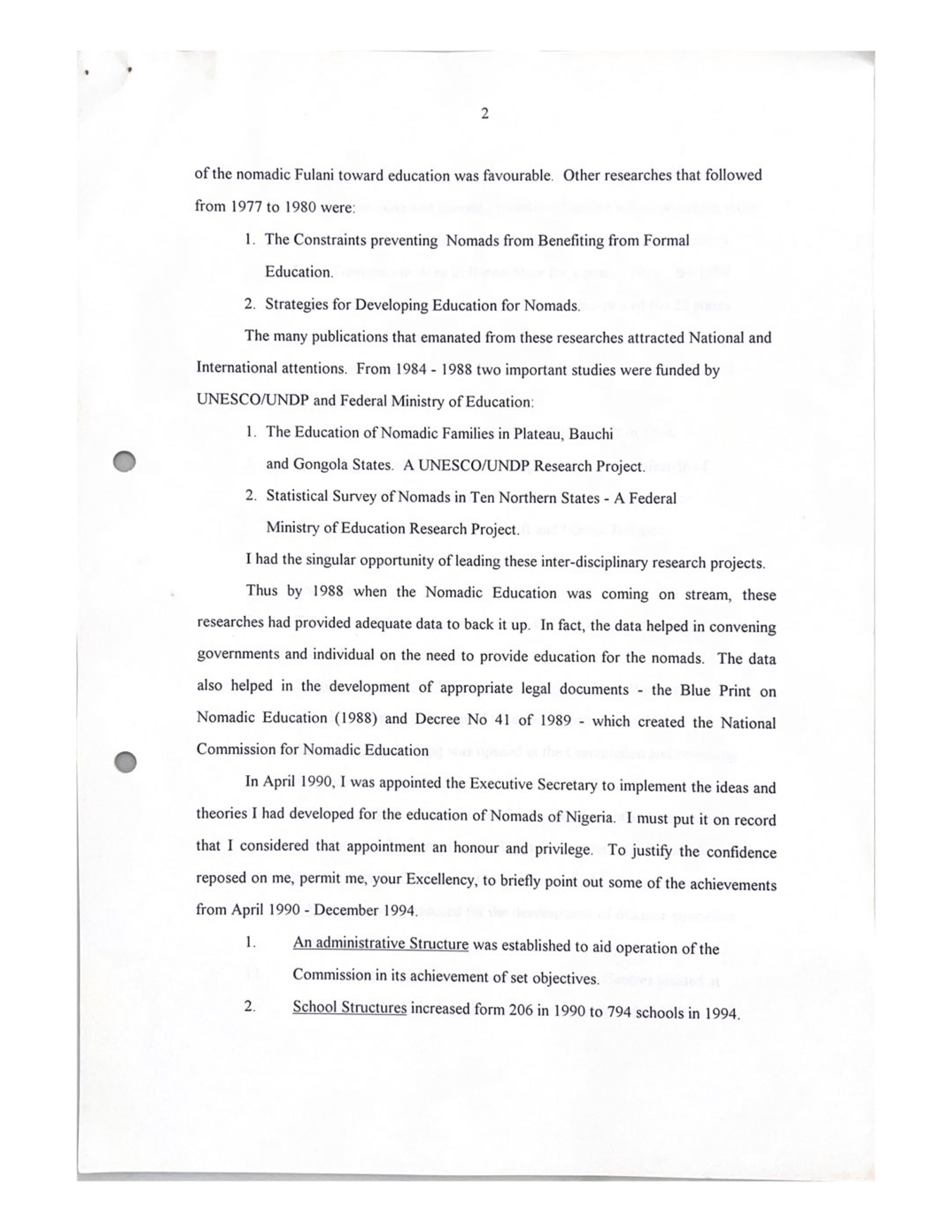 Valedictory Letter Page 2 of 4