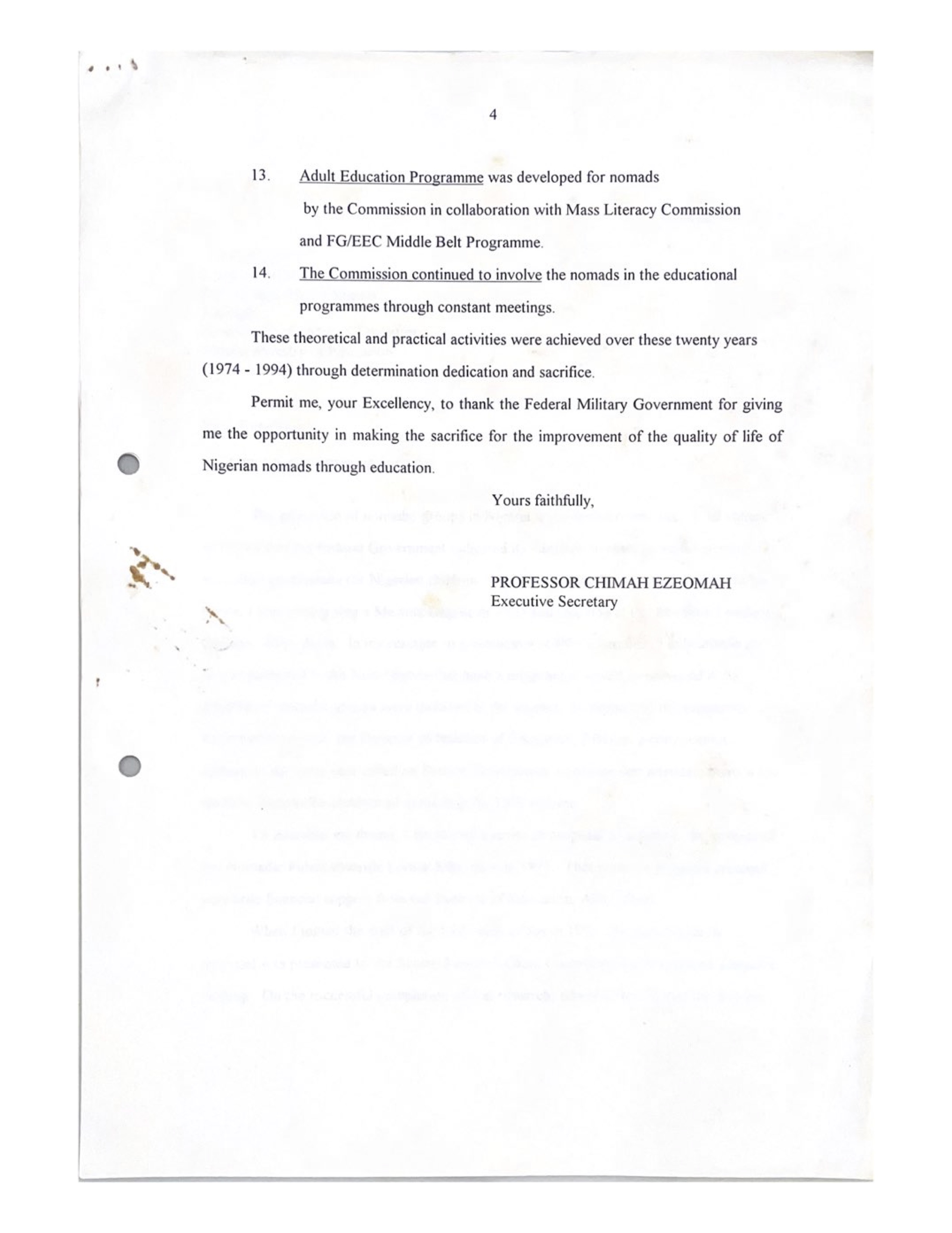 Valedictory Letter Page 4 of 4