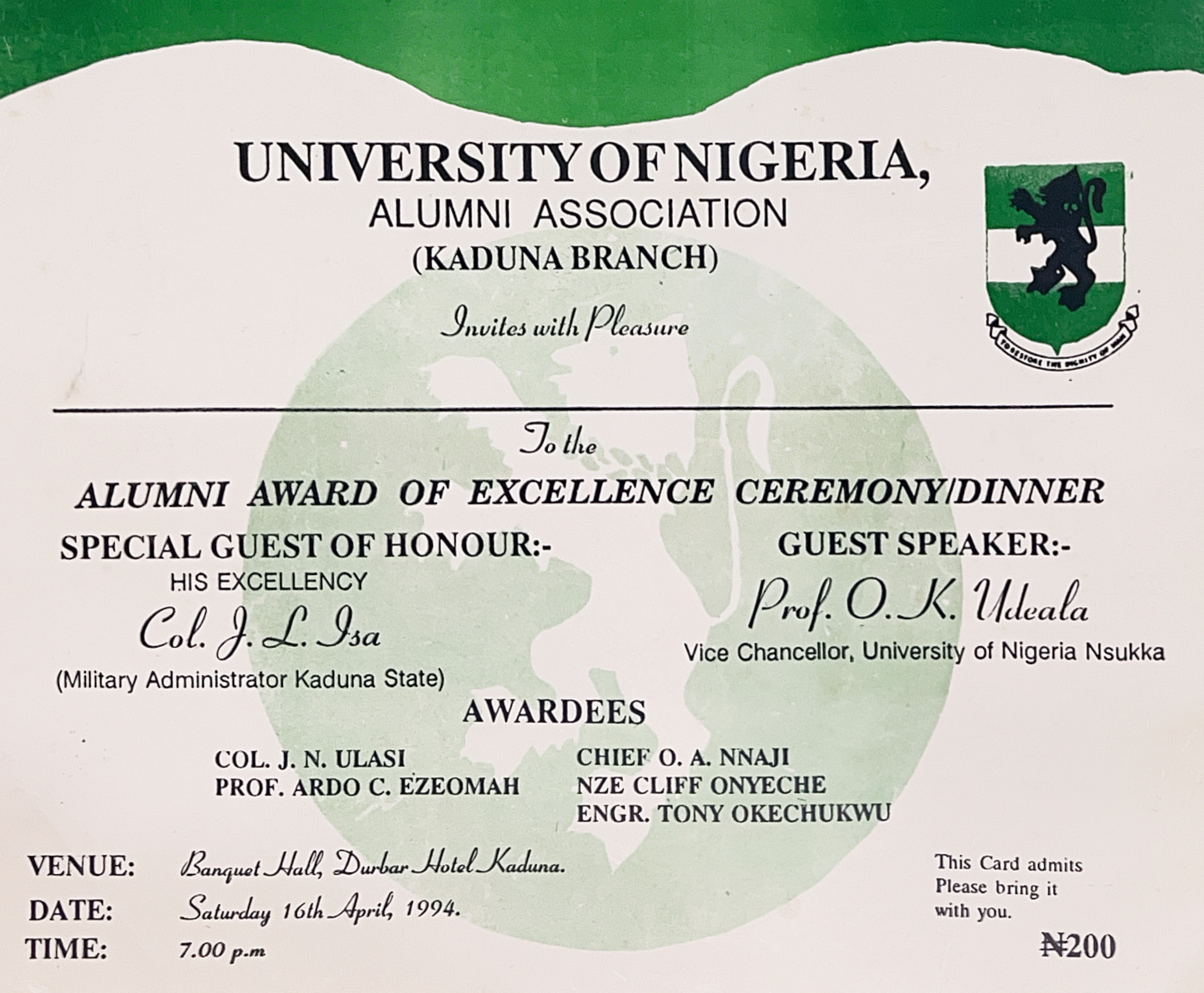 Professor Ardo Chimah Ezeomah